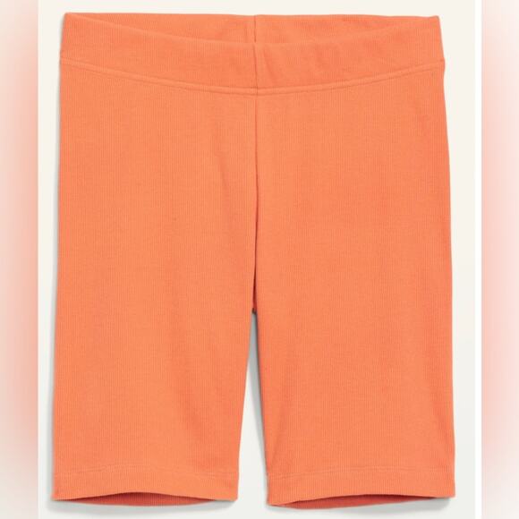 NWT Old Navy Super soft Bike gym orange Shorts ✨ - Picture 2 of 2